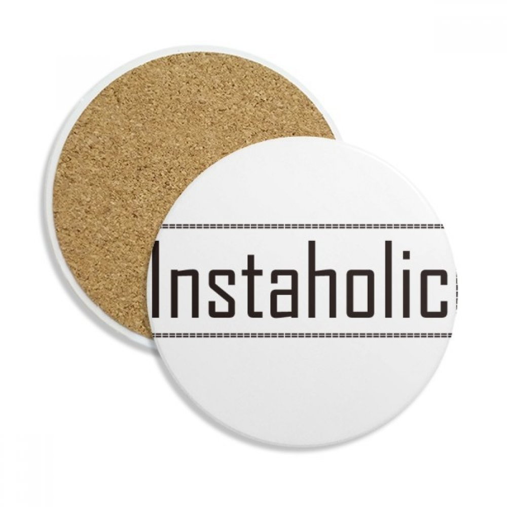 Coaster en céramique Instaholic idéal pour vos pauses café et apéritifs