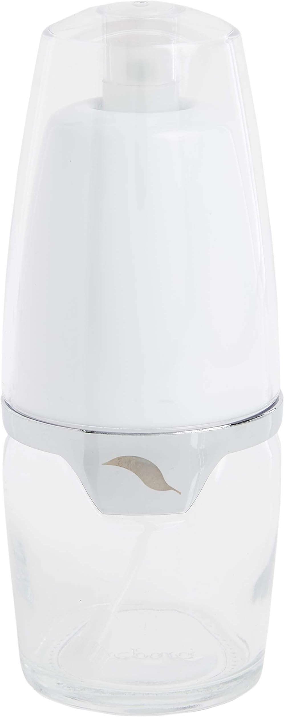Deluxe Oil Mister, Chrome Band, White/Chrome