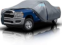 Dozentro Custom Fit Truck Cover for Dodge Ram 2500/3500 2002-2025 Crew/Quad Cab Long Bed(8.1') - 10-Layer Waterproof All-Weather with Door Zipper
