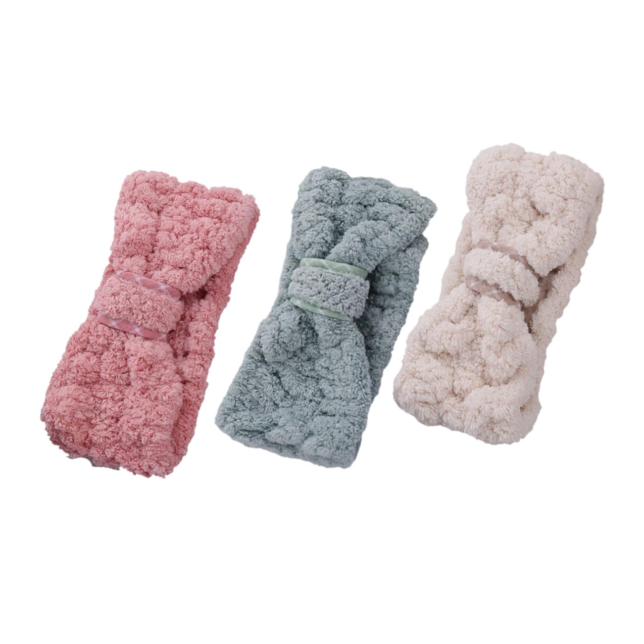MAGICLULU 9 Stk Stirnband Für Den Sport Gesichtswaschstirnband Make-up-haarband Mit Schleifenknoten Stirnbänder Für Damen-make-up Haarbänder Aus Mikrofaser Bilden Kopfbedeckung Fräulein