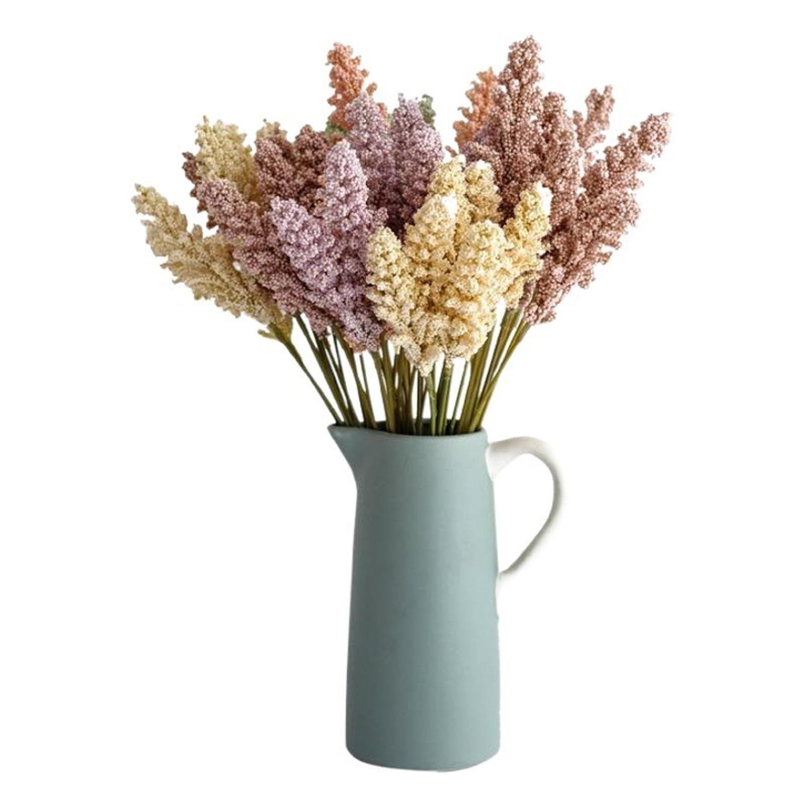 WBCDXCBB Simulated Wheat Ears, Grain, Rural Home Decoration, Flowers Arrangement 1Pcs(Lightpink6)