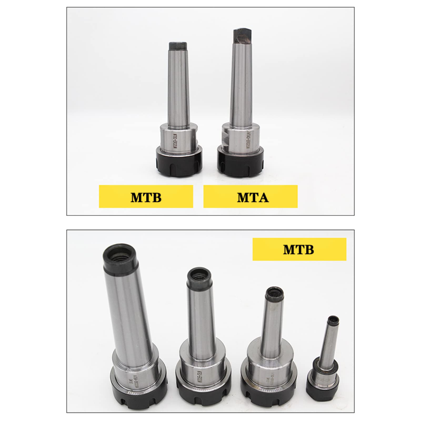 1 pc MTA vtt MT1 MT2 MT3 MT4 queue conique Morse ER ER11 ER16 ER20 ER25 ER32 ER40 CNC centre d'usinage CNC porte-outil pince, Acier 20 CrMnTi de haute qualité, Tour/Perceuse/Fraiseuse