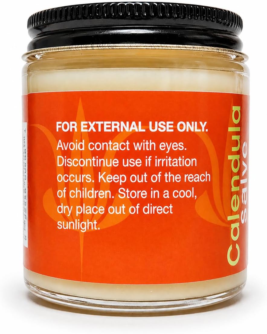 MJ's Herbals – Herbal Skin Care Ointment & Organic Moisturizing Balm for Everyday Skin Use, Versatile Skin Nourishment & Everyday Care - Calendula Salve 4 oz