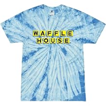 Waffle House Tie-Dye T-Shirt, Soft Cotton Unisex Tee