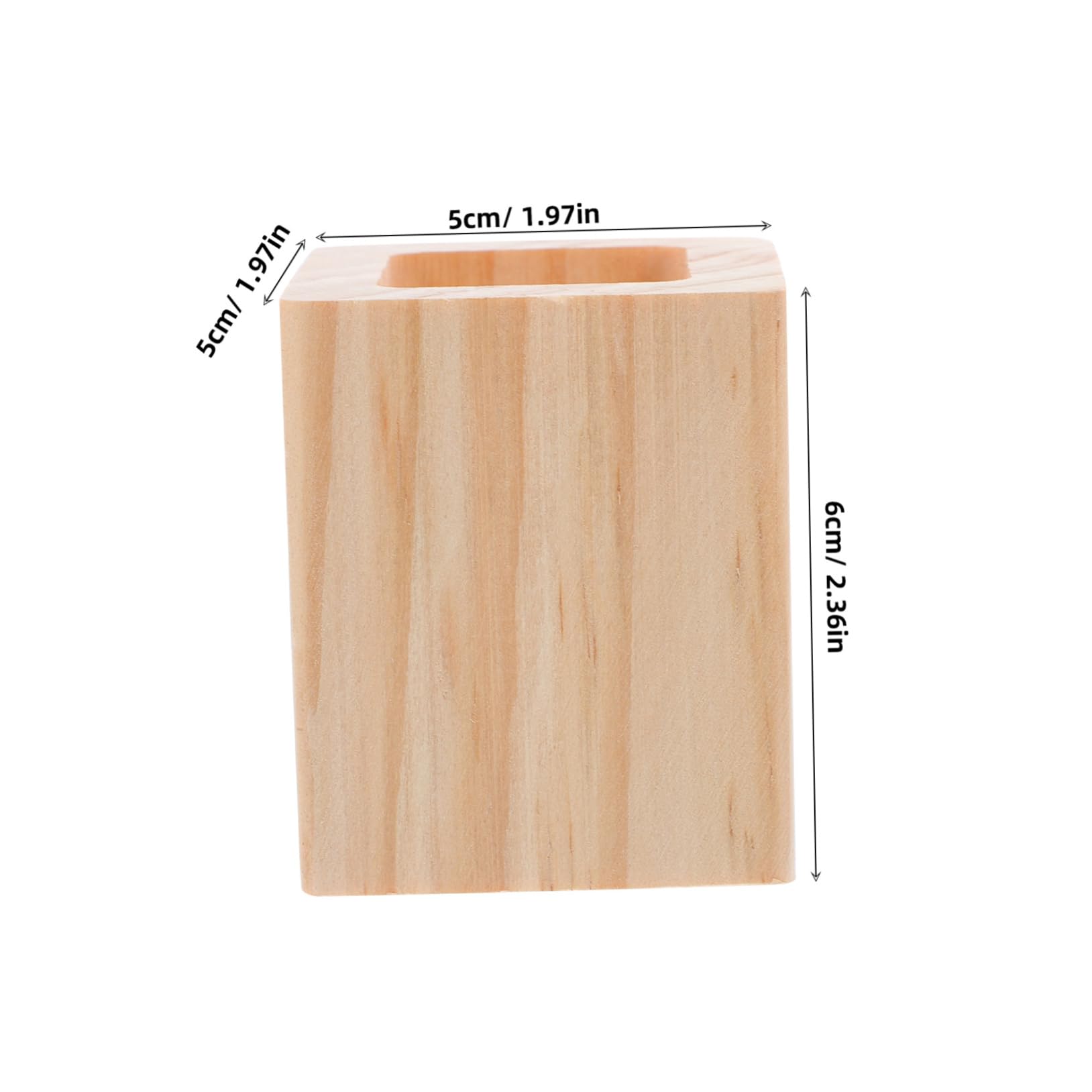 KONTONTY 4pcs Solid Furniture Risers Square Bed Riser Pads for Height Increase Sofa and Desk Leg Extenders Sturdy Design for Enhanced Storage and Accessibility