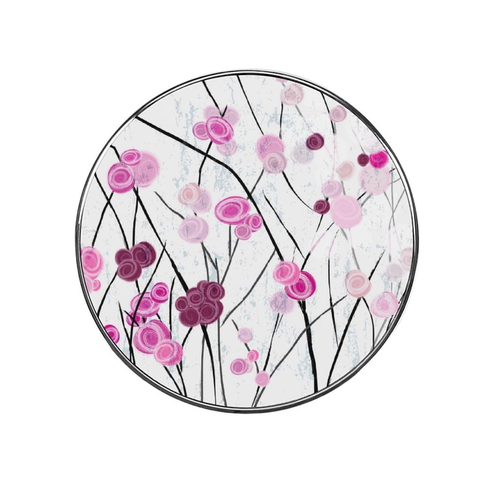 Pink Flowers Refrigerator Magnet Decorative Locker Magnet For Kitchen And Office Home Décor