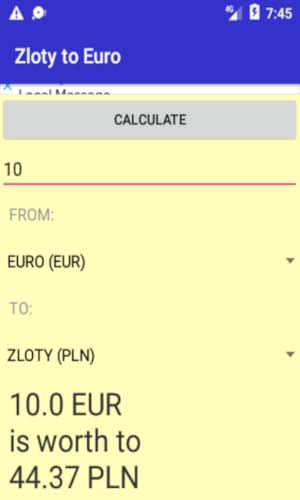 Zloty to Euro Converter
