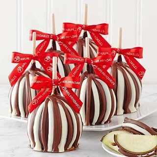 Mrs Prindables Valentine's Triple Chocolate Caramel Apple 6-Pack