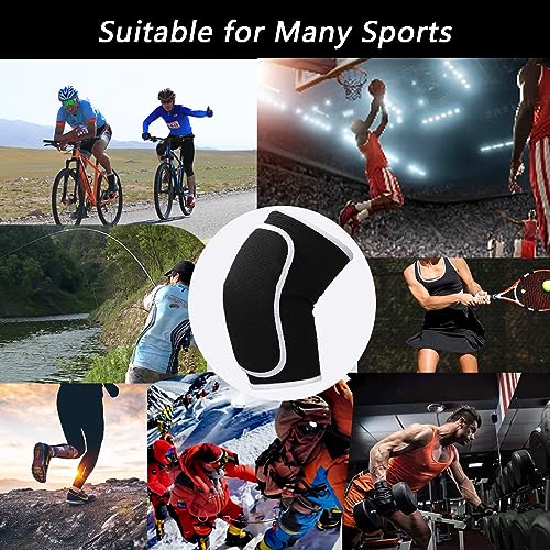 FCSNJH Ellenbogenschoner, Ellbogenschoner 2 Stücke, Ellenbogen Bandagen Herren, Ellbogenschutz- ideal für Krafttraining, Armbandage Ellenbogen für Menschen mit Ellbogenarthritis, Muskelschmerzen