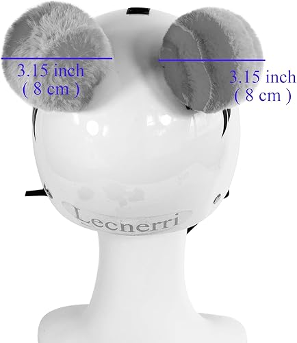 Miniatura 4 de Bolas redondas suaves para decoración de casco, accesorios de casco, 2 unidades para motocicleta, bicicleta, casco de esquí, diseño reutilizable