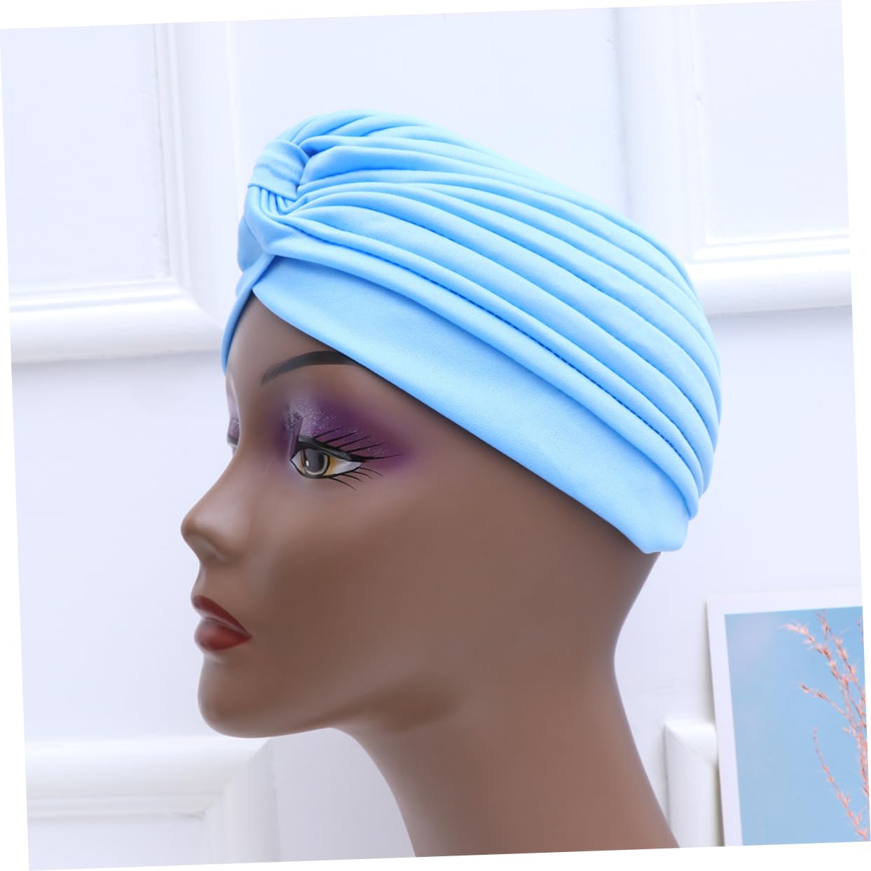SHERCHPRY 15 Unidades De Gorros De Turbante Elásticos Gorros De Quimio Envolturas De Mujer Bufanda Elástica Para Envolver El Cabello Bufandas De Turbante Para Mujer Sombrero De