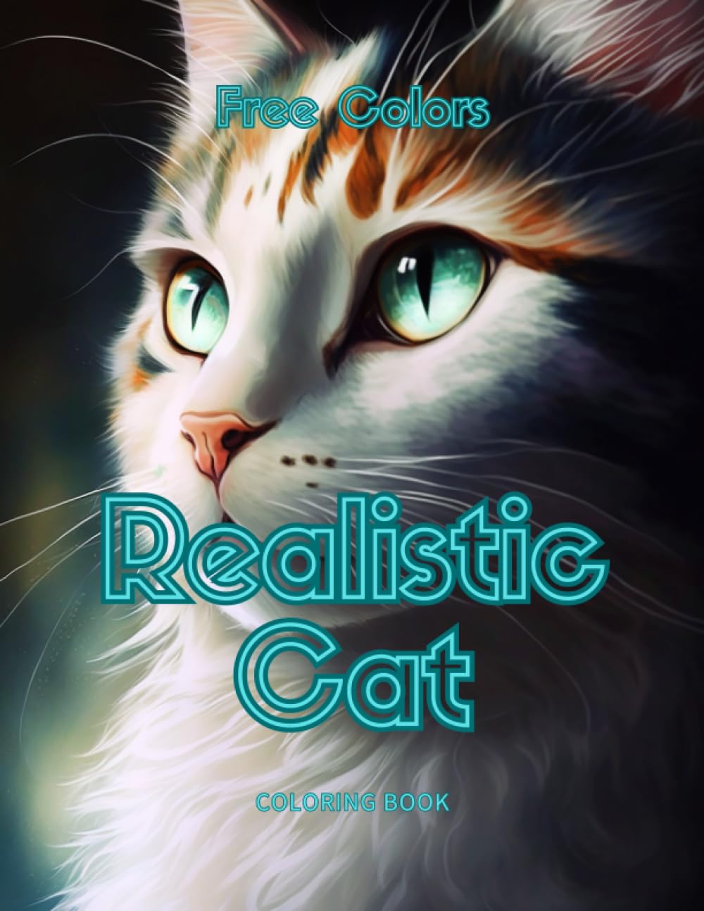 Realistic Cat Coloring Book: a book for adults, find relaxation by coloring sweet and cute cats