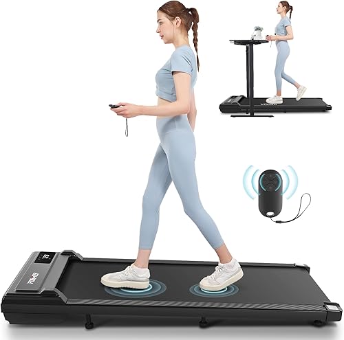 Miniatura 22 de FUNMILY Walking Pad Treadmill with Incline, Portable Under Desk Treadmills for Home 300 lbs Weight Capacity, 2.5HP Quiet Electric Jogging Running