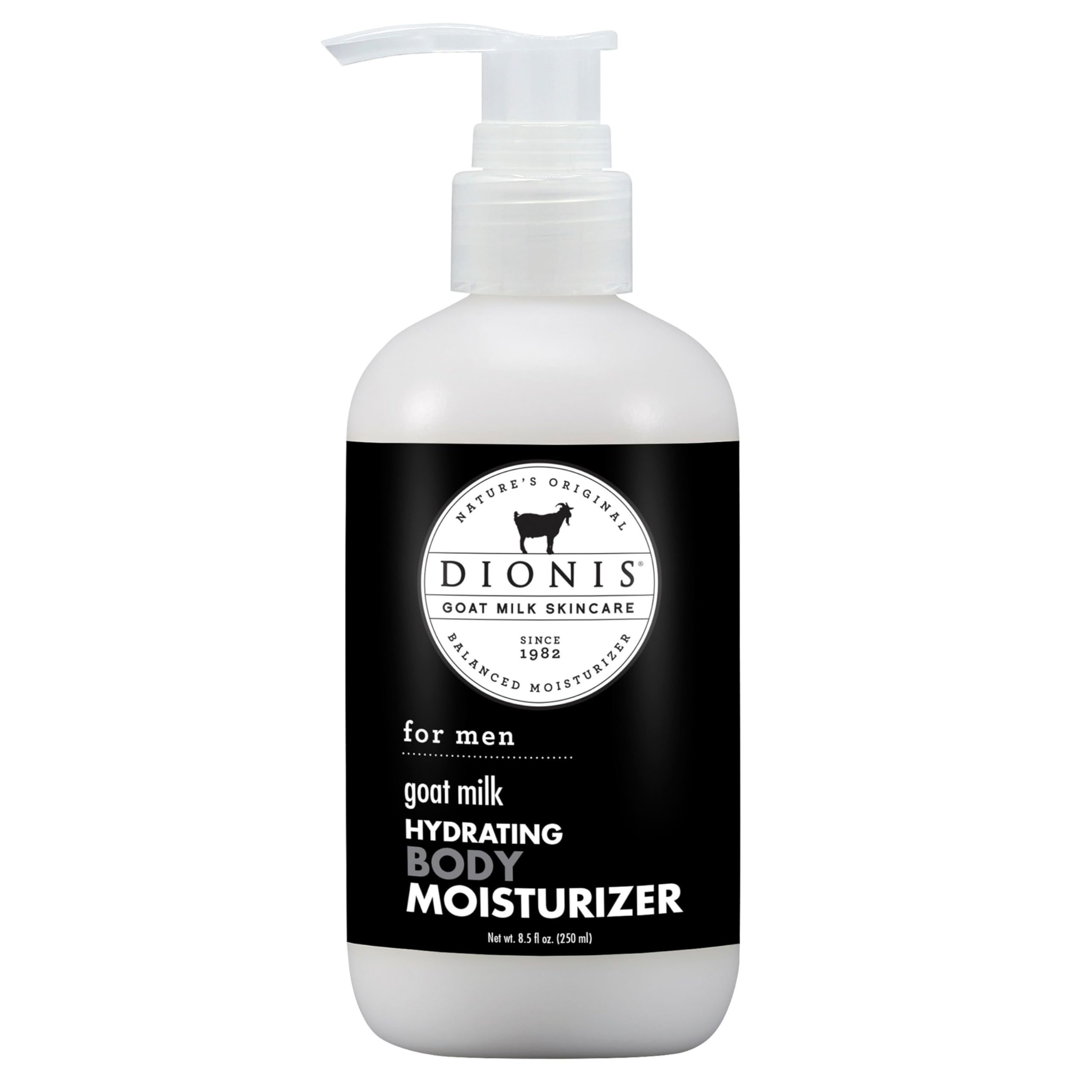 Natural Goat Milk for Men Hydrating Body Moisturiser - 250ml