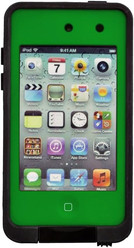 Pinkcoo Waterproof Shockproof Dirtproof Snowproof Protection Case Cover for iPod 4th Generation