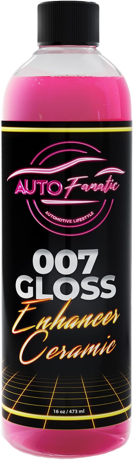 007 Car Gloss Enhancer Ceramic - Water Beading Hydrophobic Spray Infused with SiO2 for Maximum Gloss & Shine - Quick Detailer Spray for Ceramic Car Coating (16 oz Refill)