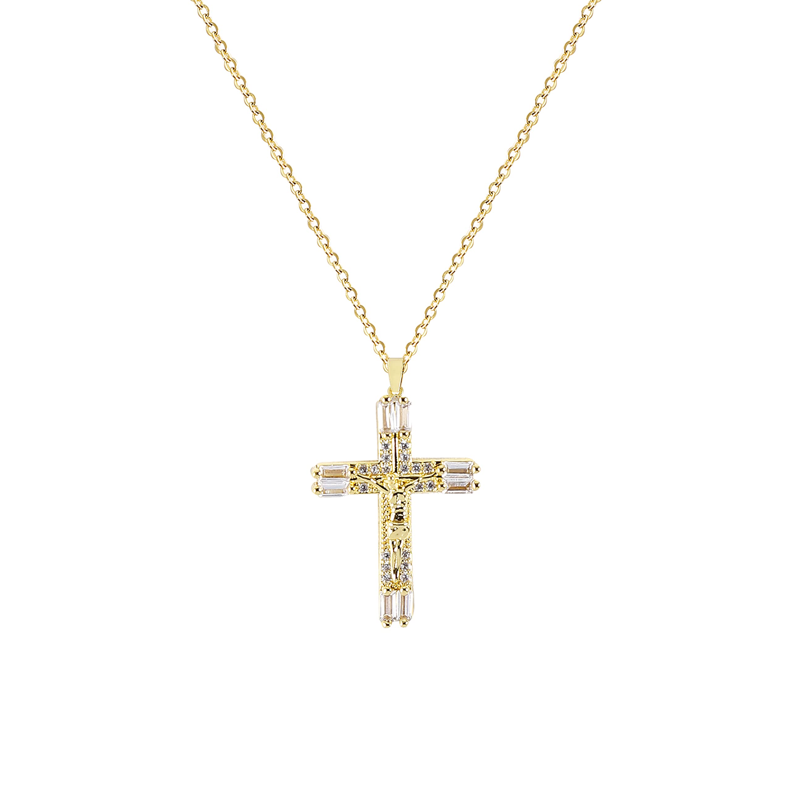 Cross Pendant Necklace for Women Jewelry Gold Cross Necklaces for Women Cross Necklace Minimalist Trendy Jewelry Valentines Day