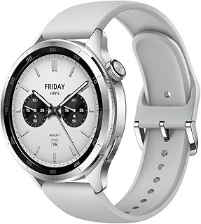 Xiaomi Watch S4, Smartwatch, Rotating Crown, Interchangeable Bezel, 1.43″ AMOLED Screen, Up to 15 Days Runtime, Health Mon…