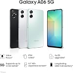 Samsung Galaxy A06 5G (Gris, 4GB RAM, 128GB Stockage) 50MP Caméra double, Dual Sim, Déverrouillage d'usine