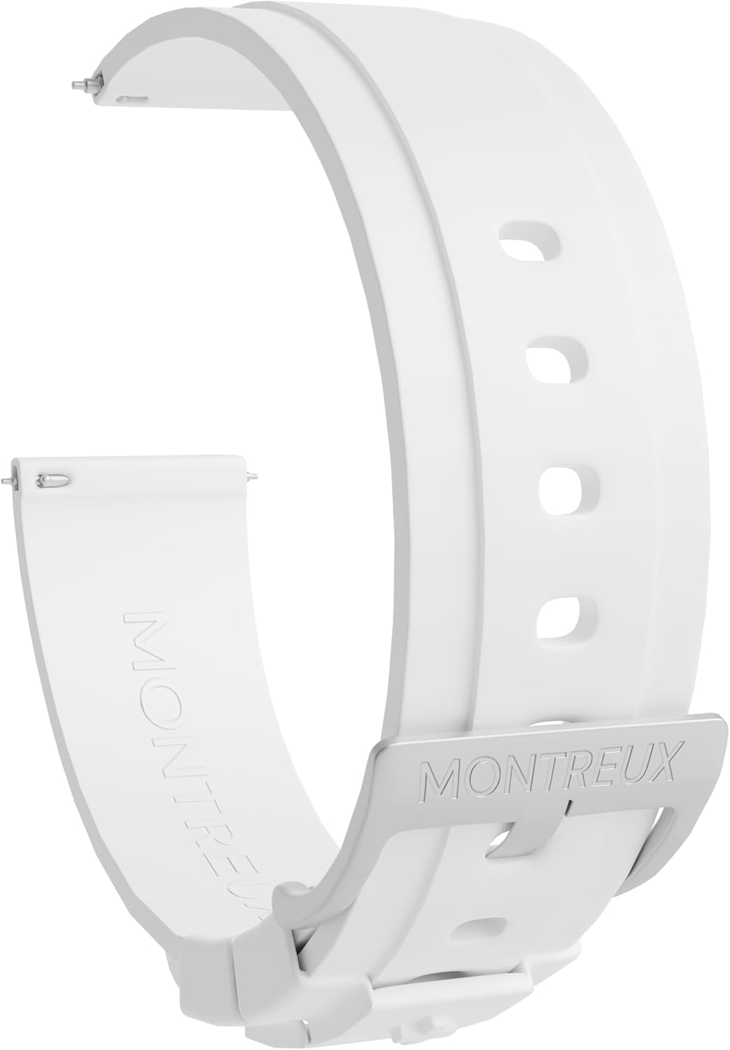 MONTREUX Quick Release 20mm Watch Band – Super Slim Rubber Watch Strap (50% Thinner than Others) – For Rolex, Omega, TAG Heuer, Seiko & More