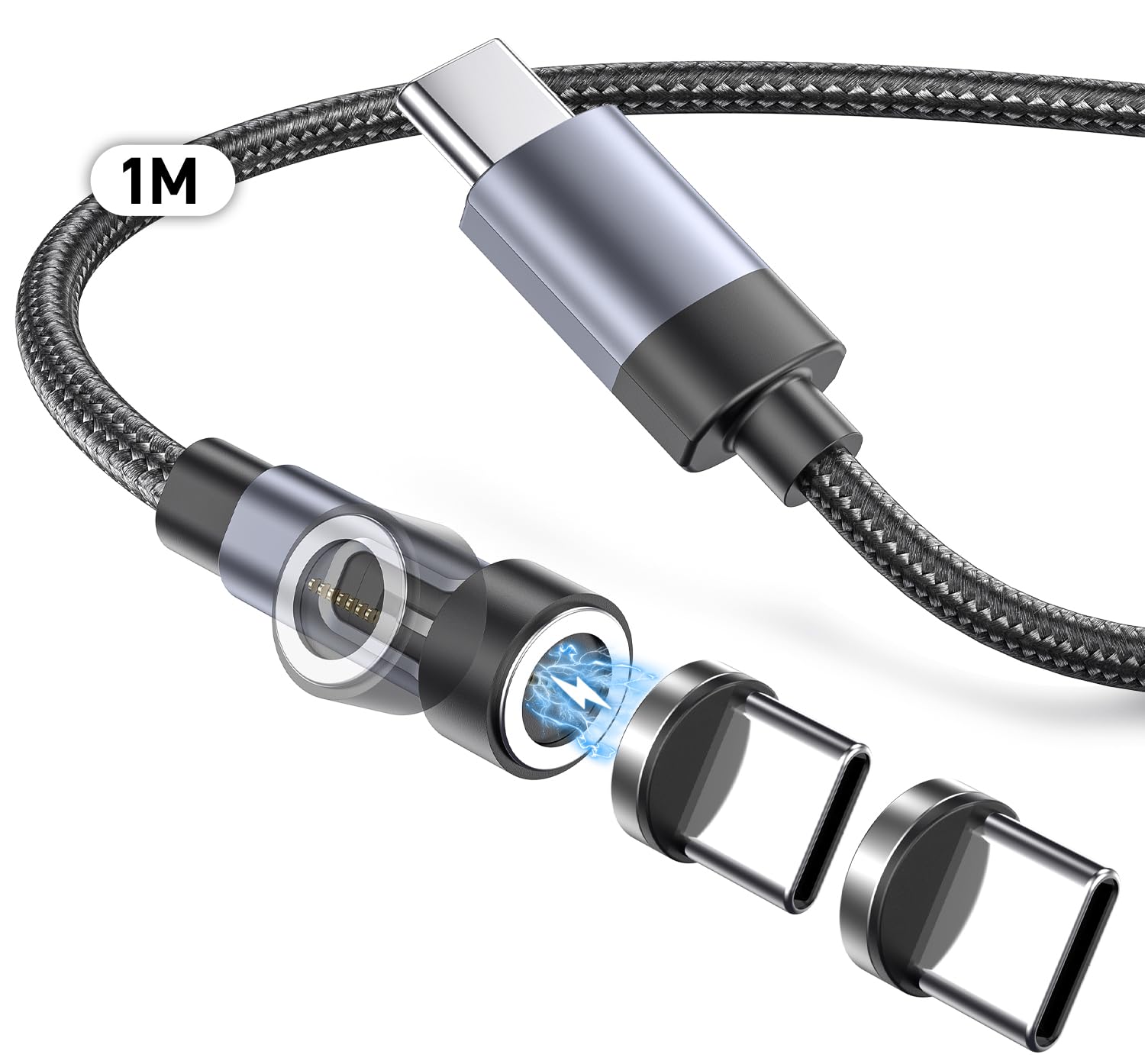 Amazon.co.jp: マグネット 充電ケーブル USB-C & USB-Cケーブル