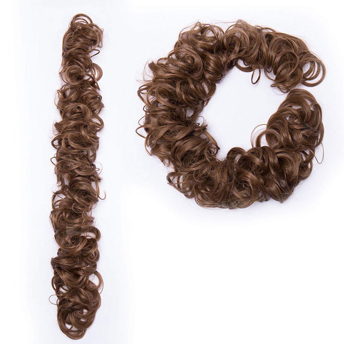Chouchou Chignon / Queue De Cheval Postiche Pour Volume Maxi - Cheveux Synthétiques Ou Naturels