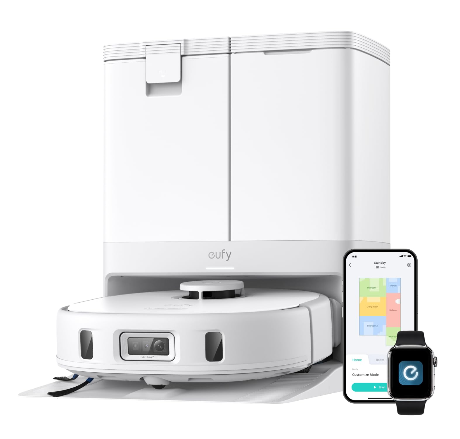 hisashiAnker Eufy (ユーフィ) X10 Pro Omni eufy X10 Pro Omni Robot Vacuum and Mop with 8,000 Pa Suction, Dual