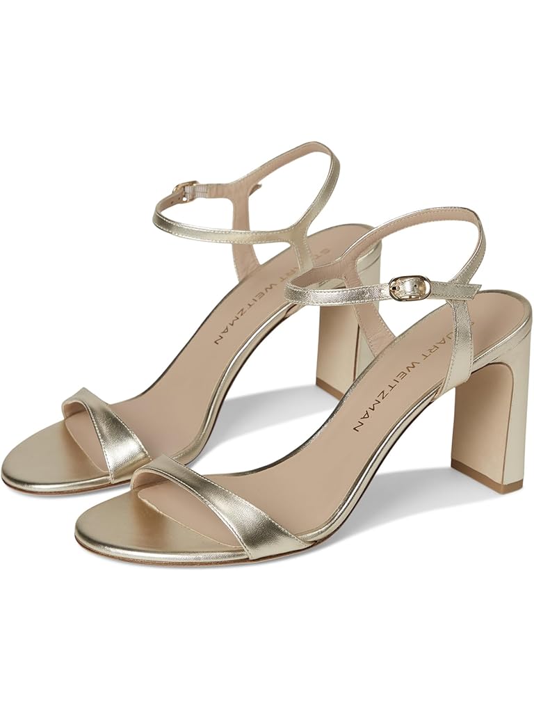 Gold Stuart Weitzman Babette 85