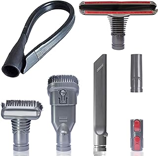 Vacuum Accessories & Attachments for Dyson Ball Animal 2, 3, DC58 DC59 V6 V7 V8 V10 V11 V15 - Flexible Crevice Tool for Hard to Reach Places & Dust Brush Attachment Kit - HouseHold Cleaning Tool Kit