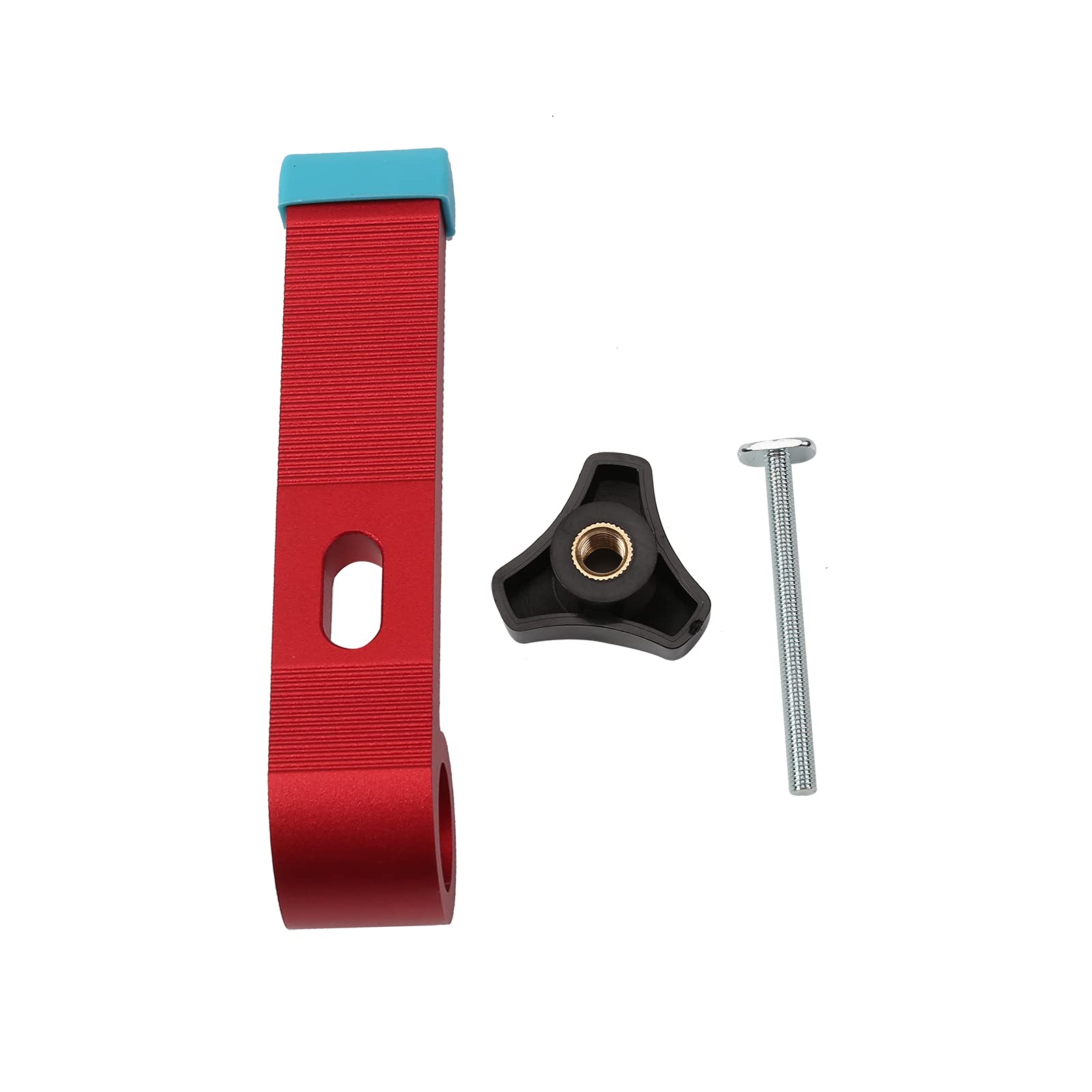 T Track Clamp for Woodworking,Quick Acting Hold Down Clamp for T Slot,5.11 inch Length x 1 inch Width,High Strength Aluminum Alloy,T Track Accessories for DIY Wood Work Stocking Stuffers