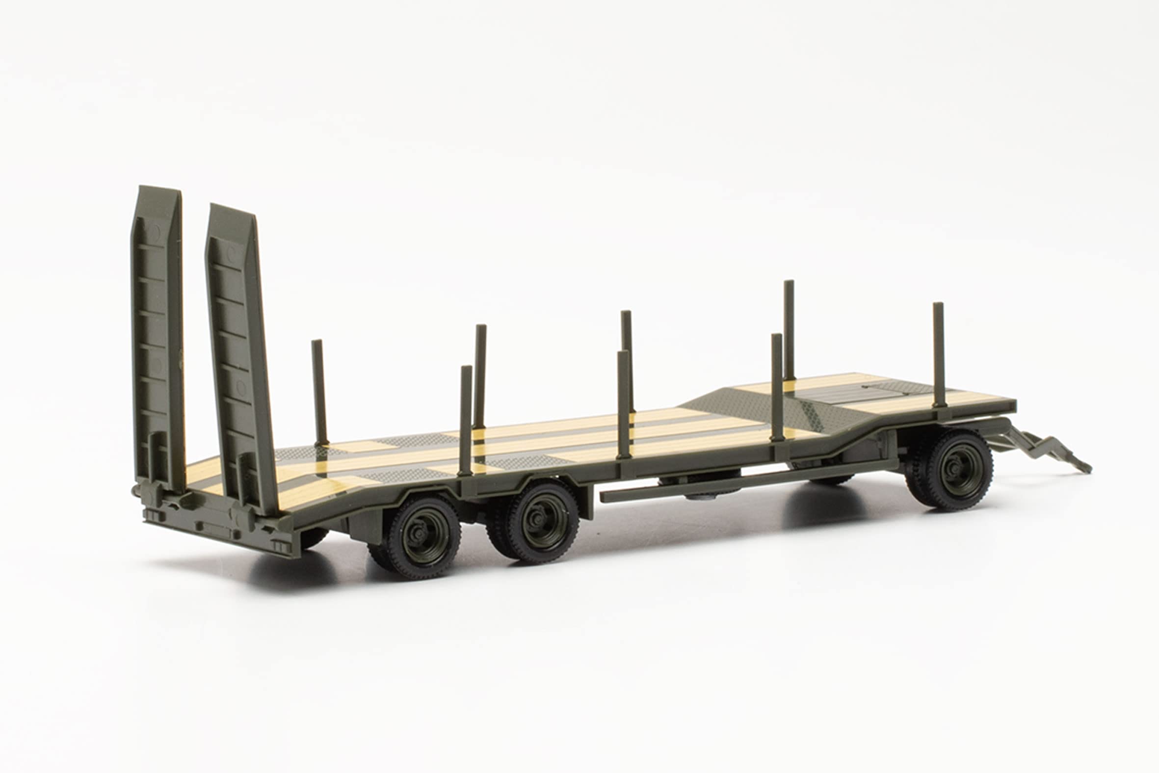 herpa truck model accessories, Goldhofer TU3 Low-bed trailer, 1 pc., true to its original scale of 1:87 - Image 2
