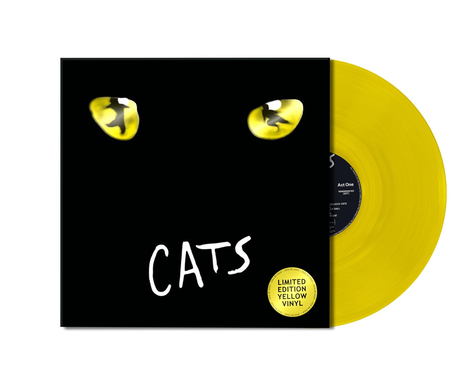 WEBBER, Andrew Lloyd - Cats - Vinyl (limited gatefold yellow vinyl 2xLP)