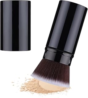 Retractable Powder Brush | Portable Multifunction,Retractable Travel Blush - For Blending Party Bronzer Stage Cream Liquid Women And Women
