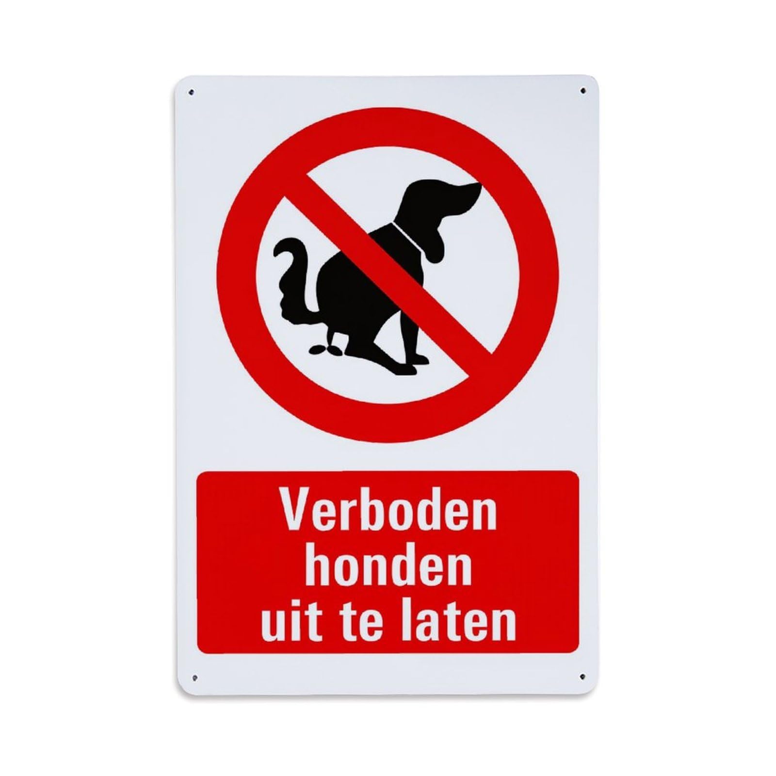 No Dogs Allowed Sign Vintage Metal Tin Sign Retro Wall Decor for Home Bar Garage Cafe, Indoor & Outdoor Decorative Metal Poster, 8x12 Inch
