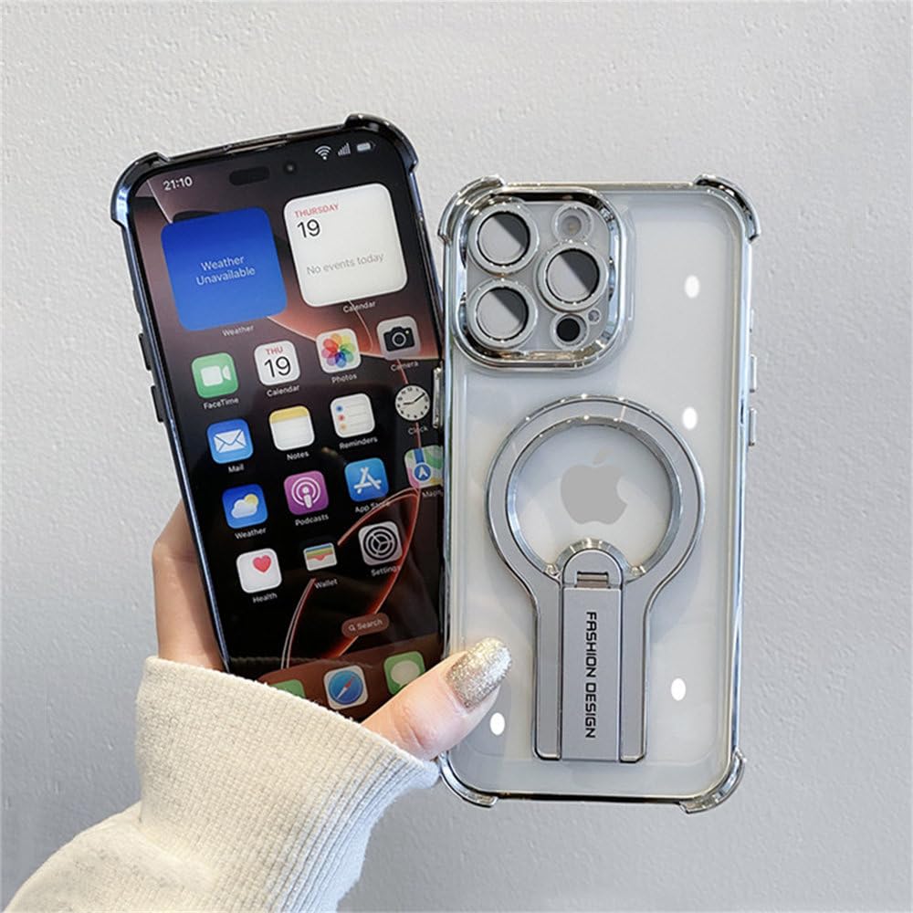 Składane etui magnetyczne do iPhone'a 17 16 15 14 13 12 Pro Max 17 Air 16 15 14 Plus, matowe, odporne na wstrząsy, z ładowaniem bezprzewodowym, fioletowe, do iPhone'a 17 Pro Max