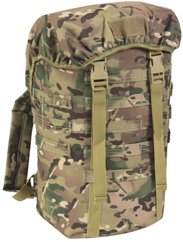 Highlander Outdoor Products Skirmish Rucksack Molle Tactical Military Army Pack 35L Day Travel Bag Back Pack - All Terrain Camo
