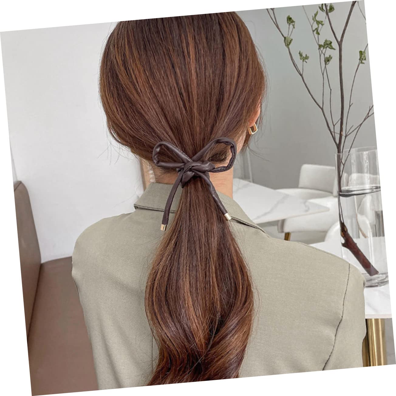 minkissy 15piezas Diademas Trenzadas Para Mujeres y Niñas Accesorios Para Cabello Estilo Para Coletas y Peinados Elegantes Oscuro