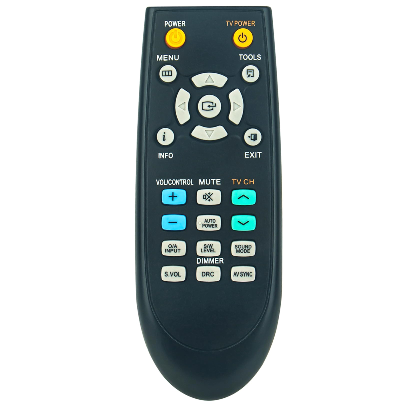AH59-02196G Replace Remote Control Compatible with Samsung Home Cinema Soundbar HW-C470 HW-C450/ZA HW-C450 HW-C451/ZA HW-C451