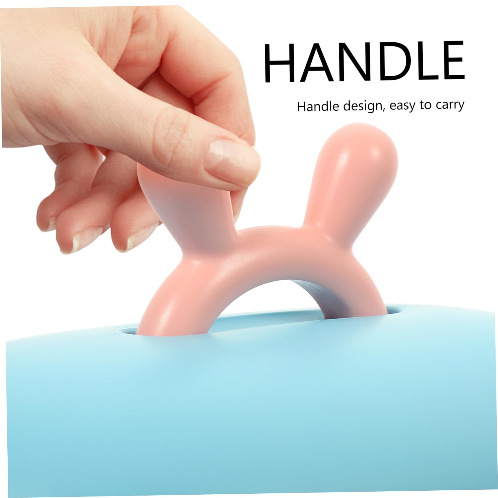 Uonlytech Scatola Organizer Multiuso a 3 Livelli Blu in Plastica | Capacità Ampia, per Bambine e Ragazze, Pratico per Bijoux e Accessori Manicure