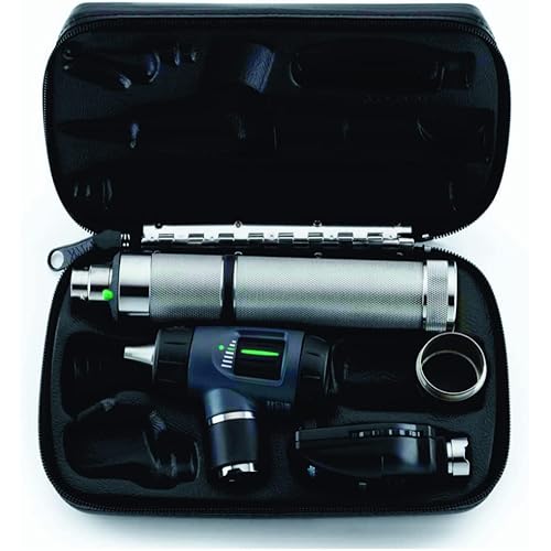 Welch Allyn 97-MDS-CMN Standard Diagnostic Set with Coaxial Ophthalmoscope, MacroView Otoscope and Nickel Cadmium Rechargeable Handle