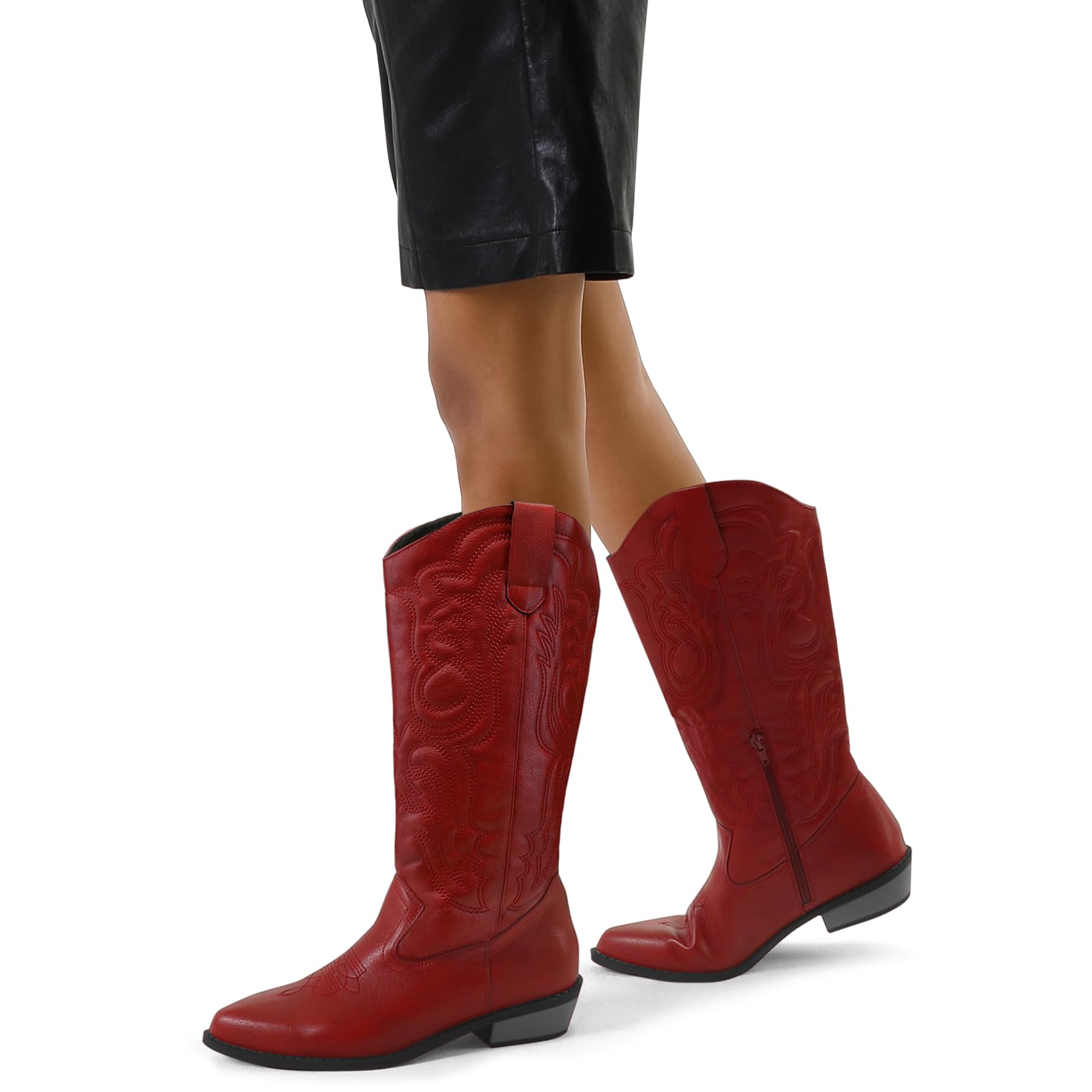 western pointed toe boots