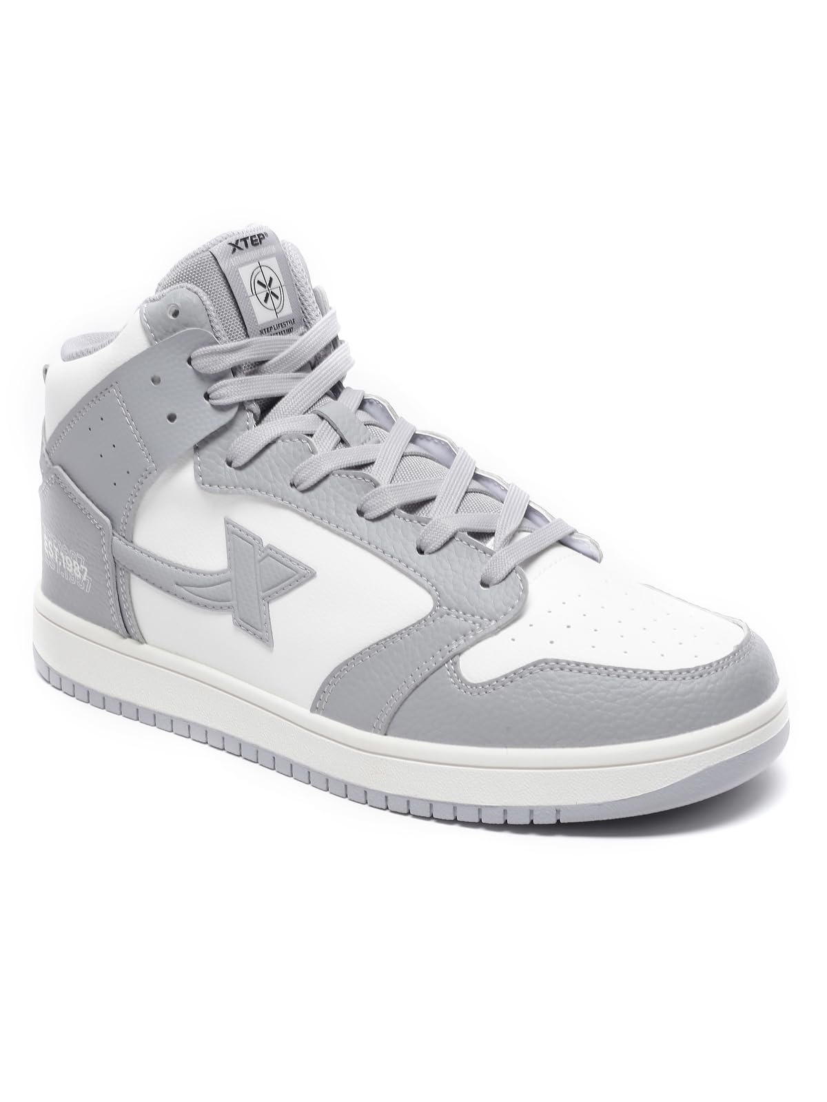 XTEP Ash Grey,Canvas White Classic Sneakers for Men Euro- 45 (B0CM32CGWN) Amazon Price History, Amazon Price Tracker