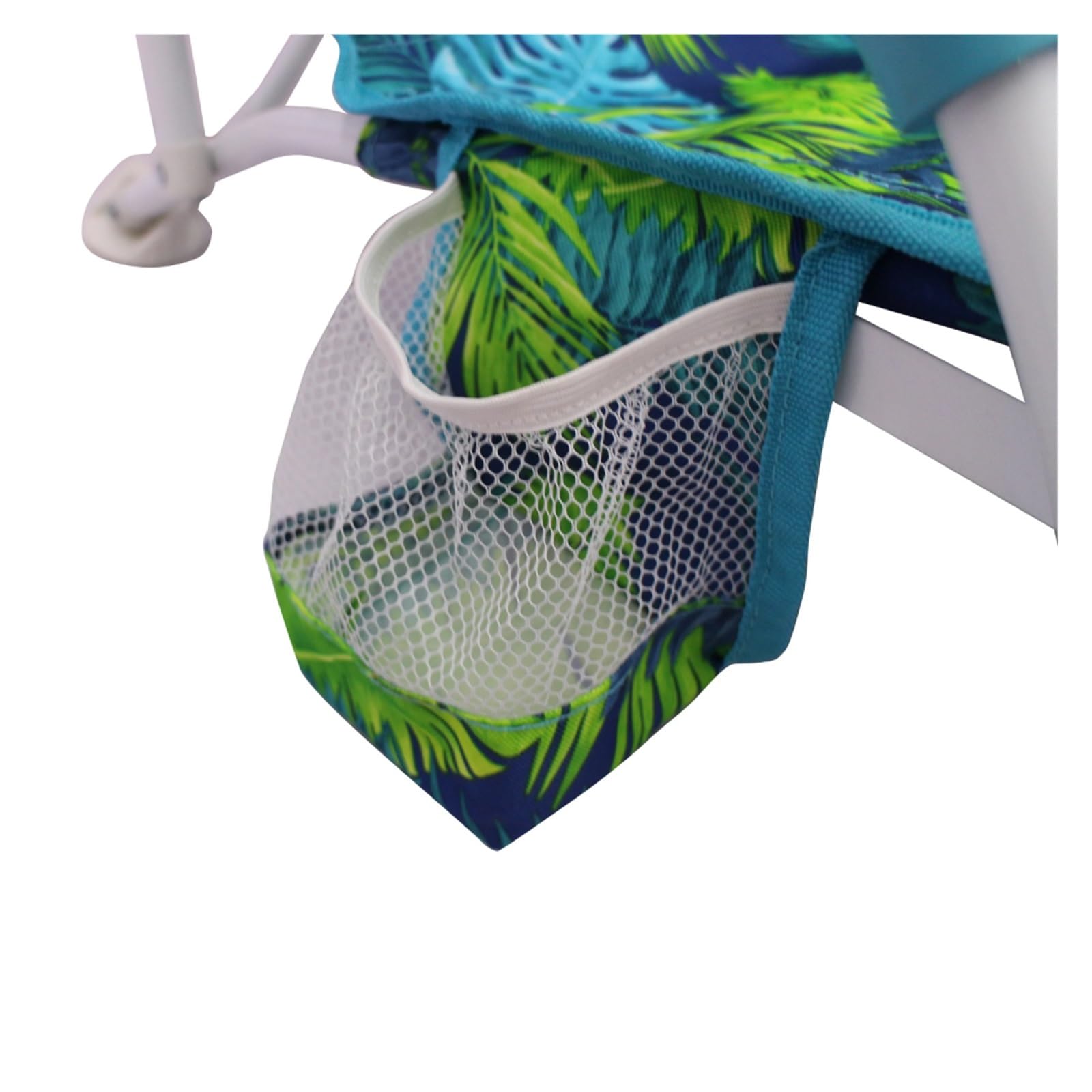 Tische und Stühle, 2er-Pack, zusammenklappbar, niedrige Passform für Sitz, weiche Armlehnen, Strandtaschenstuhl mit Tragetasche, grüner Palmen-Klappstuhl, Faltbarer Liegestuhl, verstellbar (B)
