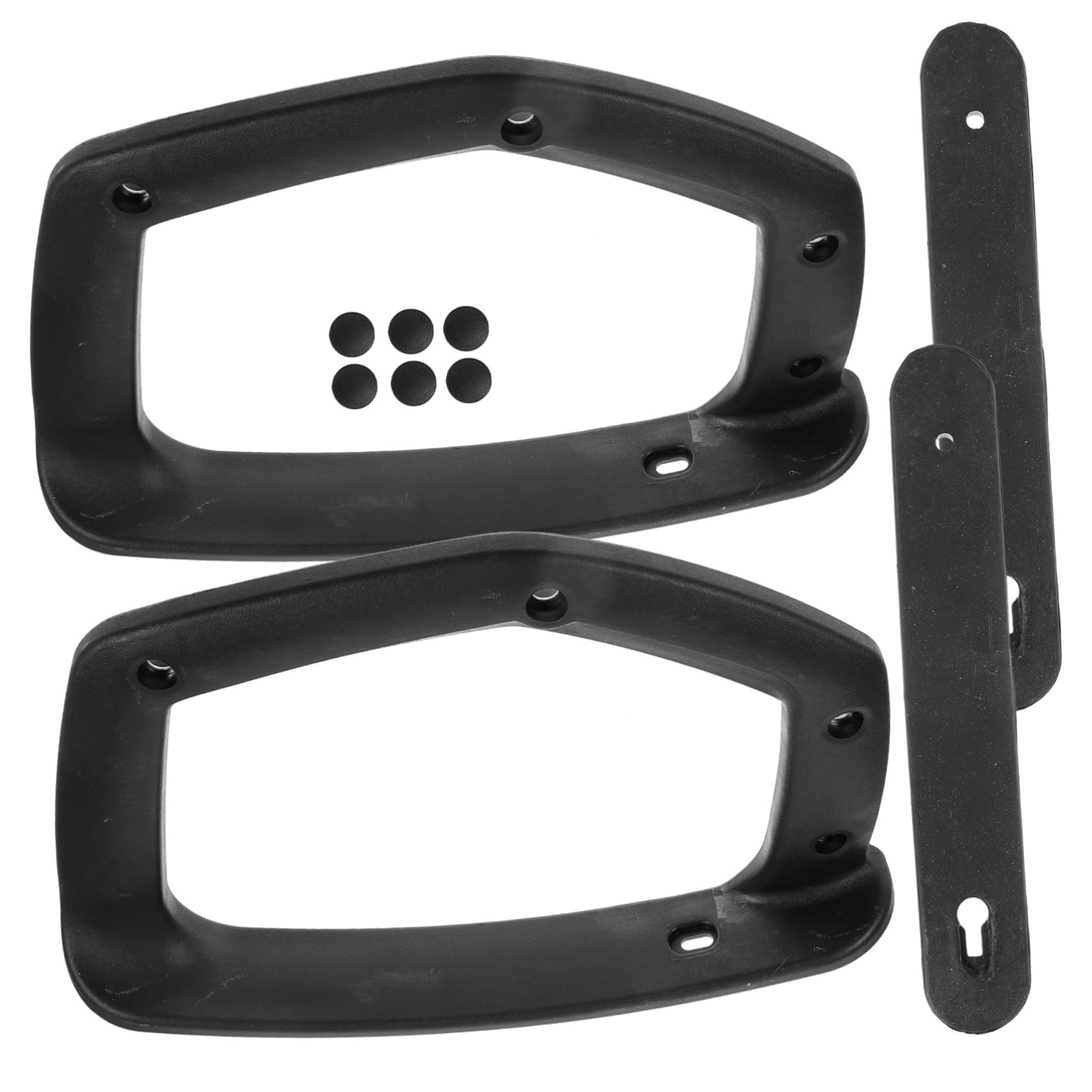 Sewroro 2 Piezas Pasamanos de Plástico Reposabrazos de Repuesto para Sillas Accesorios para Reposabrazos de Silla Uso Oficina