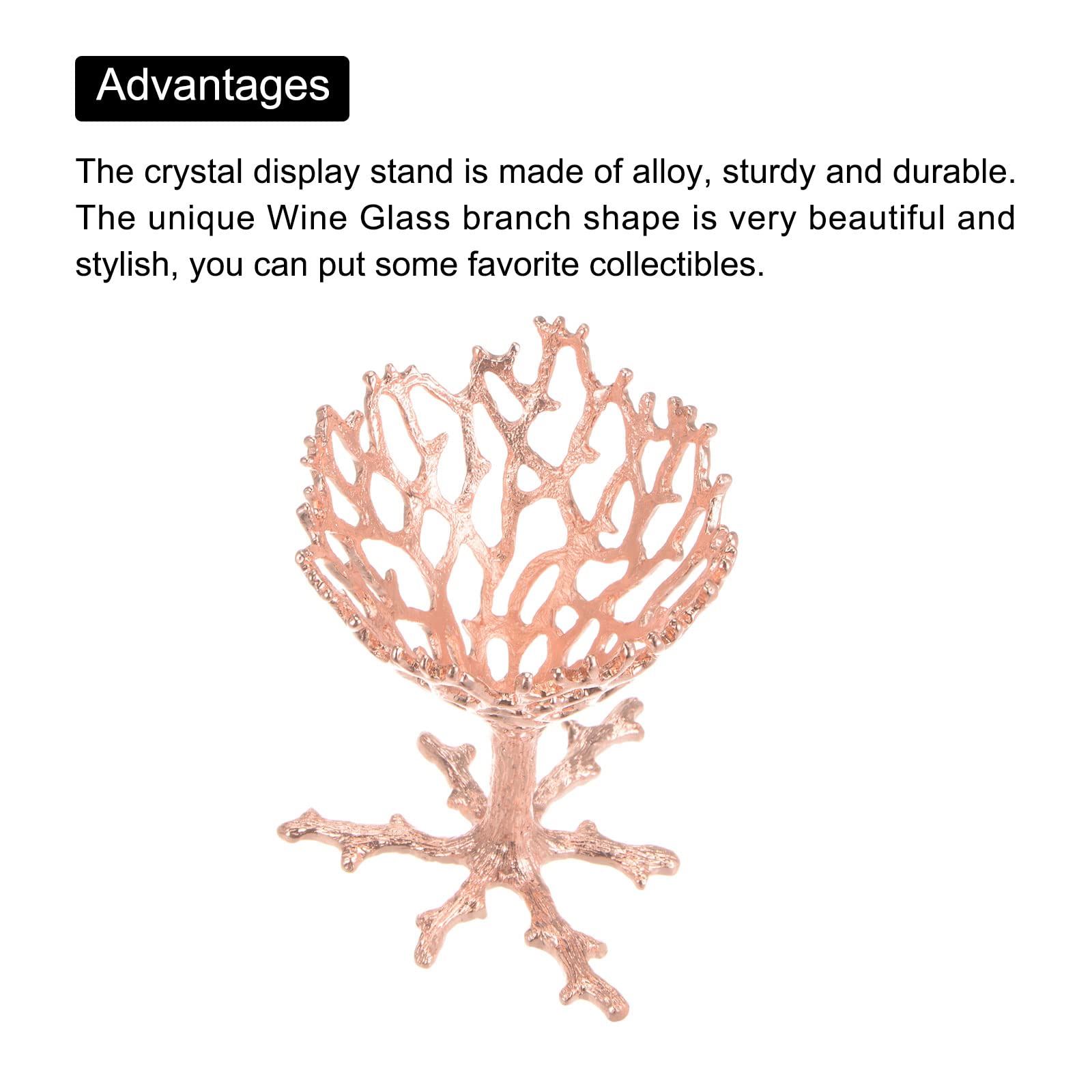 Support De Présentation En Alliage Forme Couronne - Pour Boule De Cristal, œuf Décoratif, Bibelot - 1,5 Pouce, Argenté