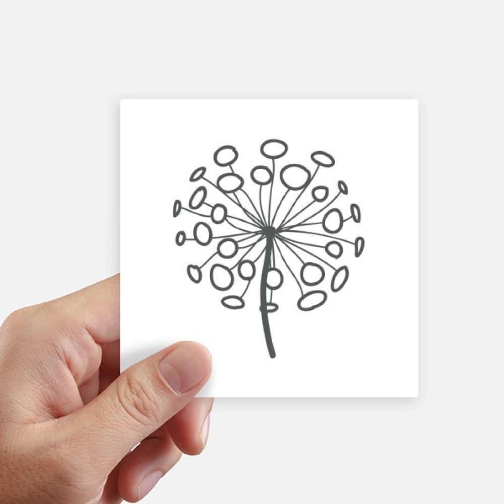 Sticker pissenlit 10cm pour customiser une motobike et PC