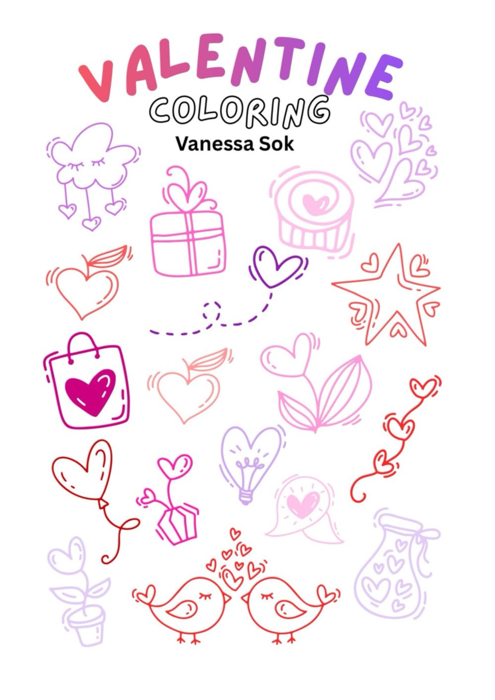 Valentines Day Coloring Book