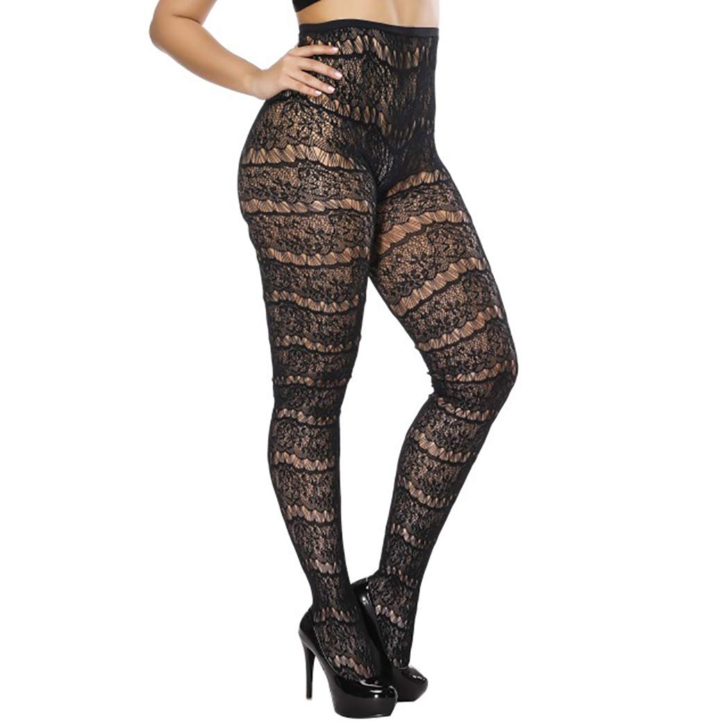 plus size printed stockings