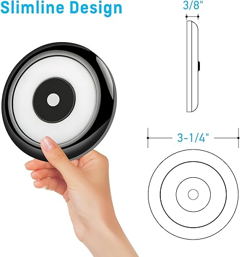 Miniatura 10 de acegoo Lámpara LED de techo para lancha de autocaravana, montaje en superficie, 12 V, 3 pulgadas, luz de disco para cámper, furgoneta, remolque,