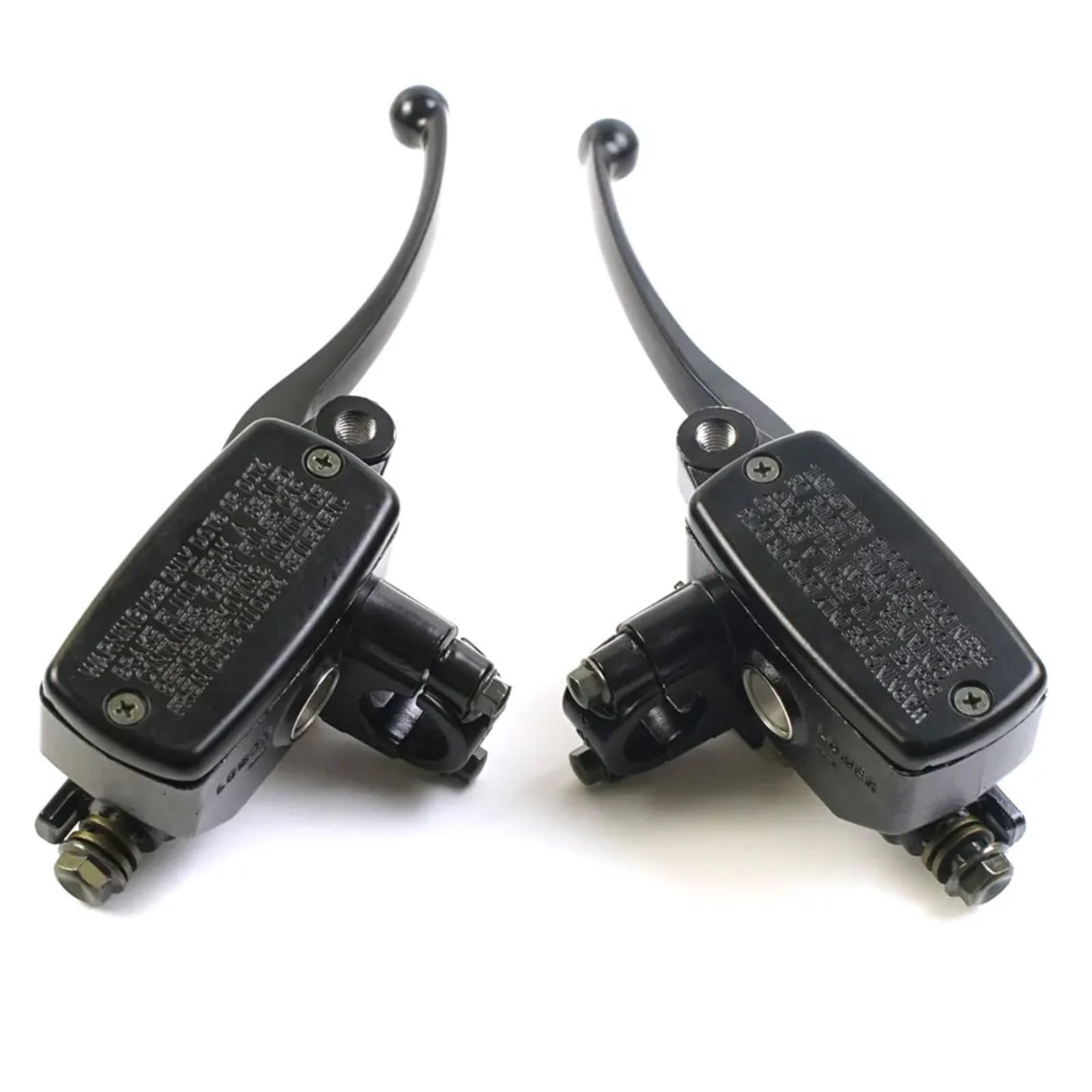 Palanca de freno moto Compatible con Yamaha Compatible Suzuki Universal 22MM Freno Delantero Cilindro Maestro Moto Bomba hidráulica Palanca Embrague(One Pair)
